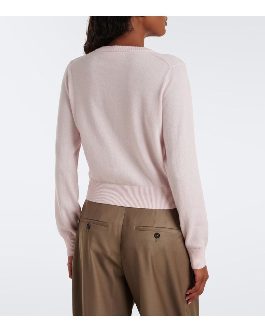 arch4 Pink Celestina Cashmere Cardigan
