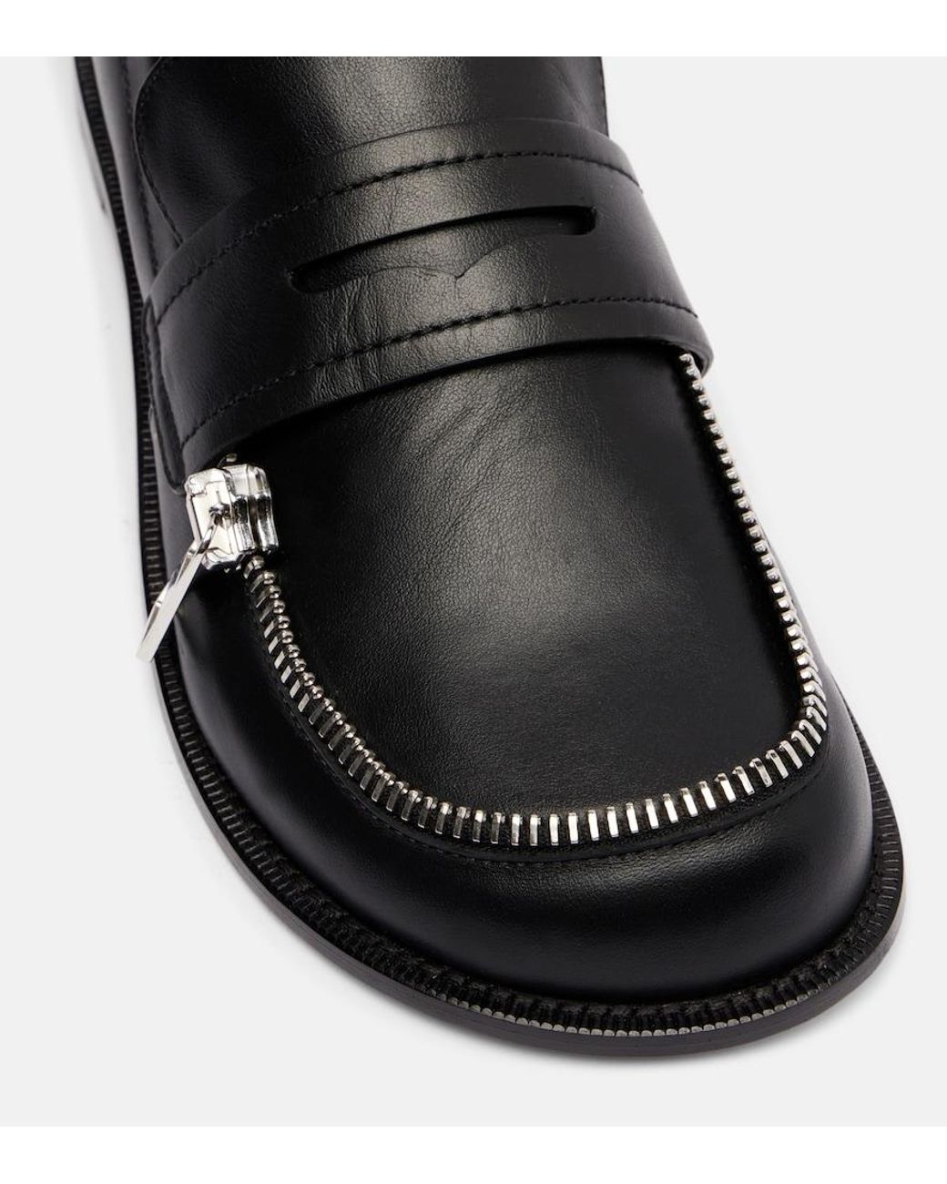 J.W. Anderson Black Leather Loafers