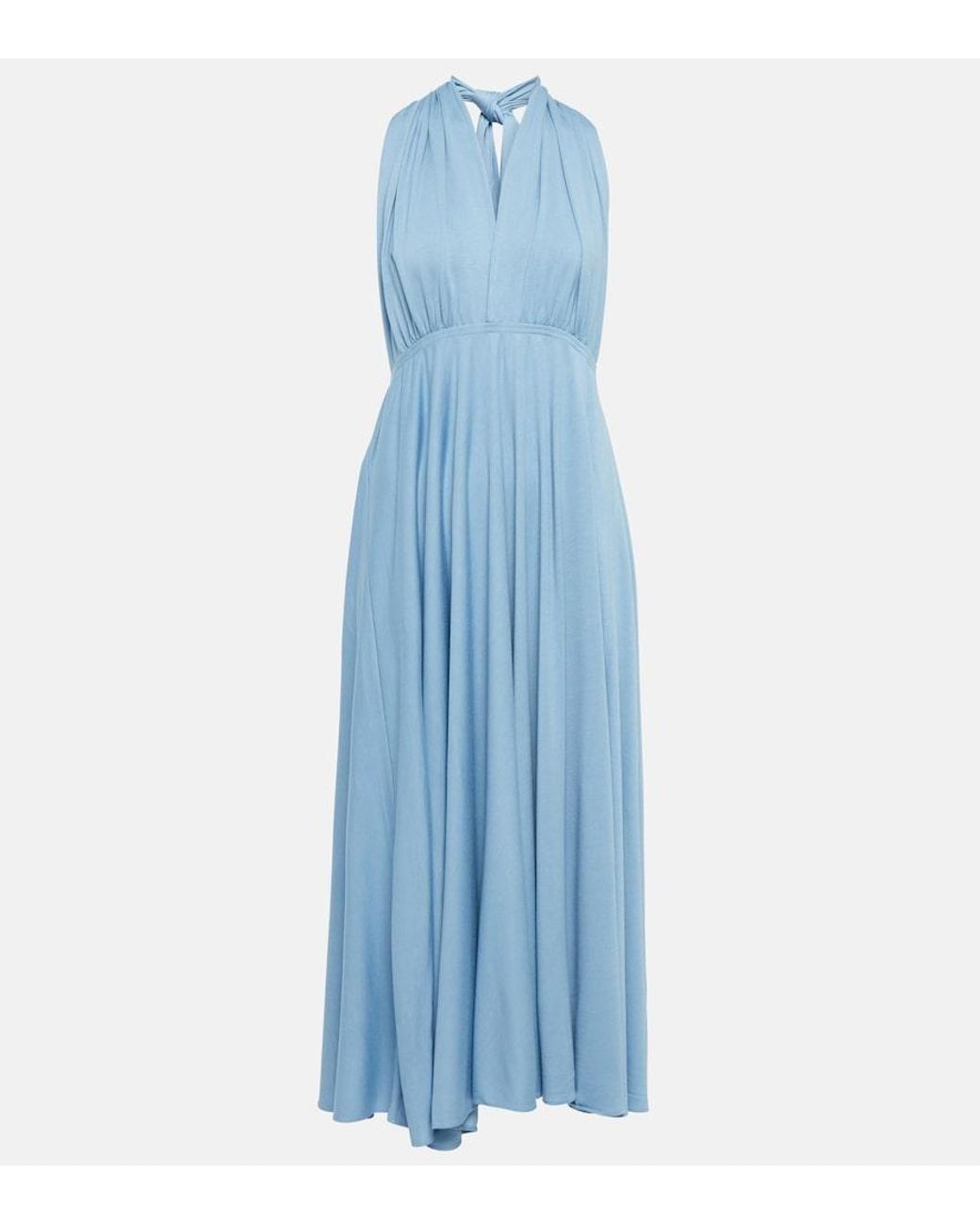 Polo Ralph Lauren Blue Jersey Maxi Dress