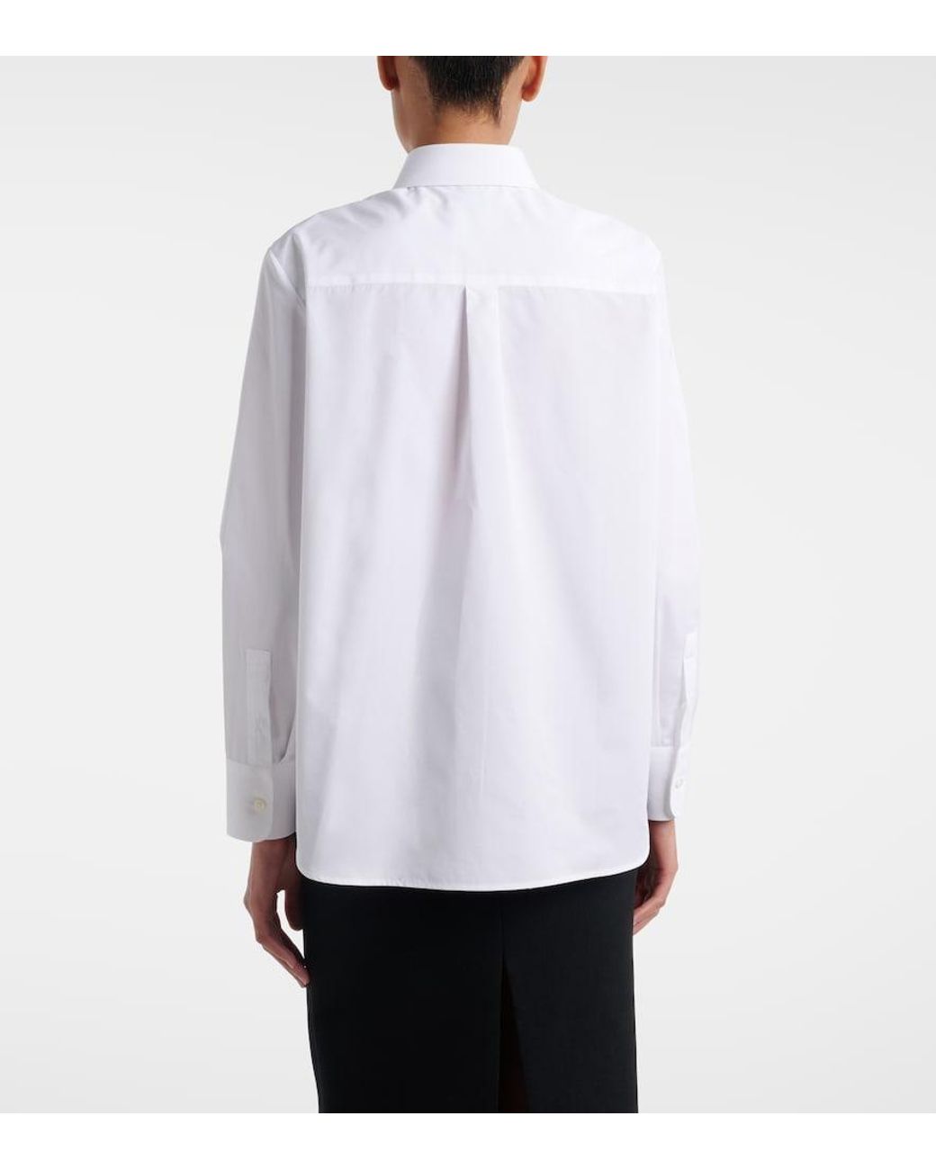Givenchy White Cotton Poplin Shirt