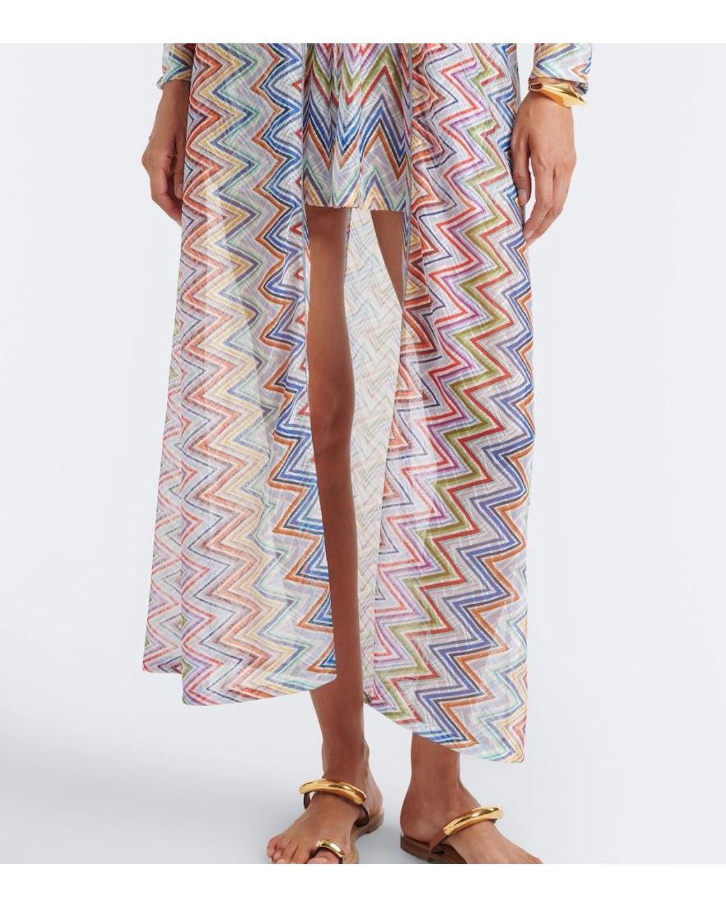 Pareo En Zigzag Missoni de color Multicolor
