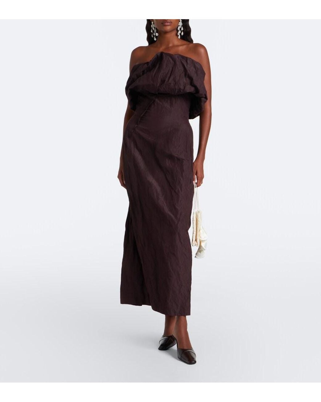 Magda Butrym Brown Leather Mules