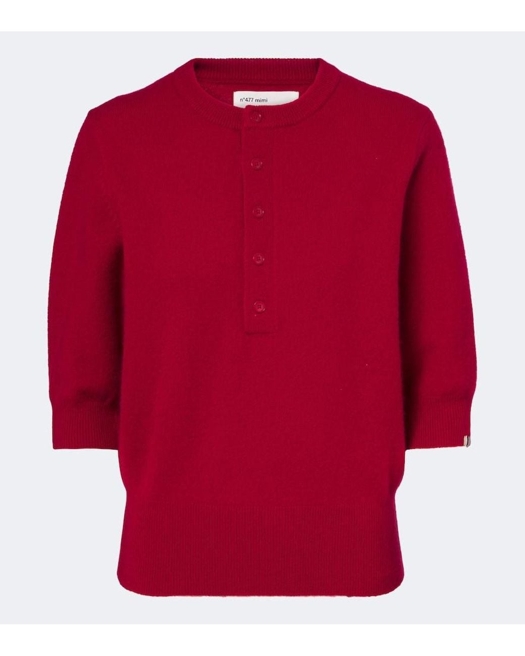 Extreme Cashmere Red N°477 Mimi Cashmere-Blend Sweater