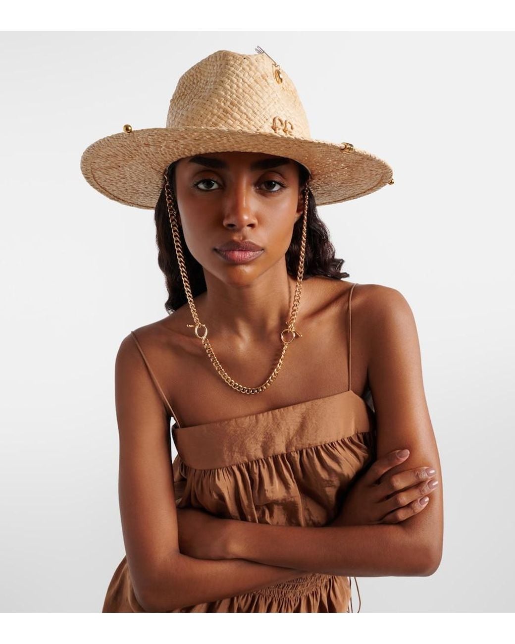 Ruslan Baginskiy White Rb Straw Fedora
