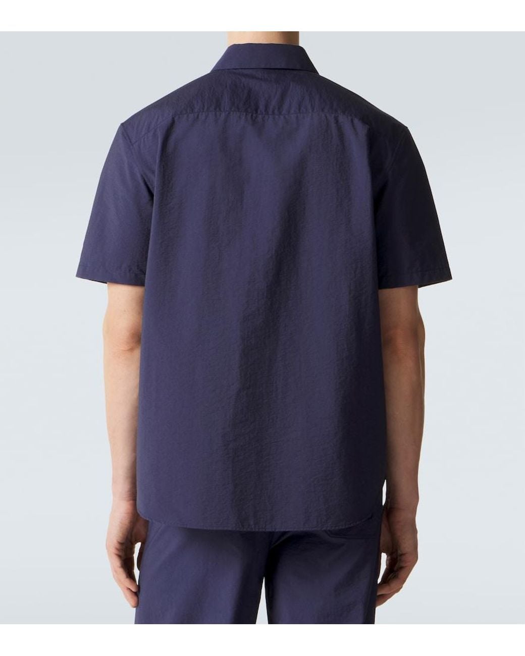 Loewe Blue Paula's Ibiza Anagram Cotton-Blend Shirt for men