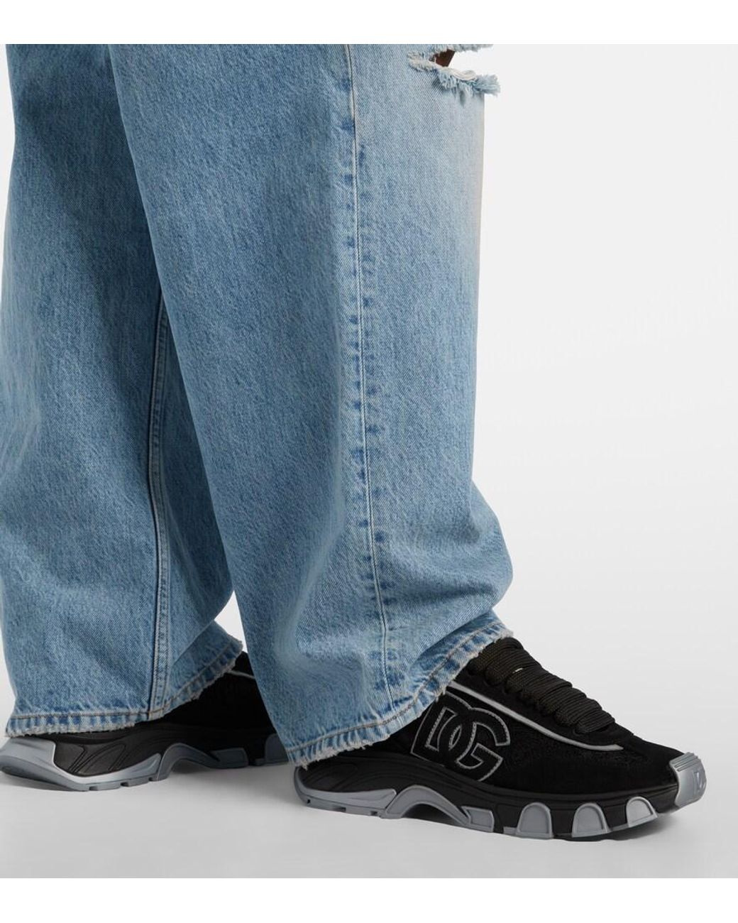 Dolce & Gabbana Black Sneakers