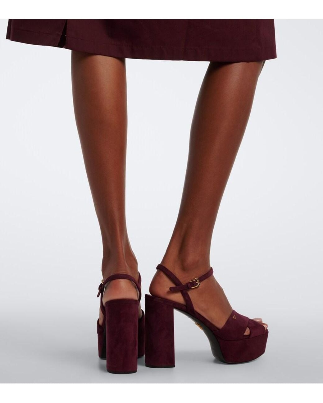 Sandali di Prada in Purple