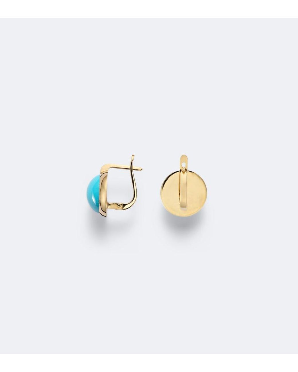 Ileana Makri Blue Eye 14Kt Earrings With