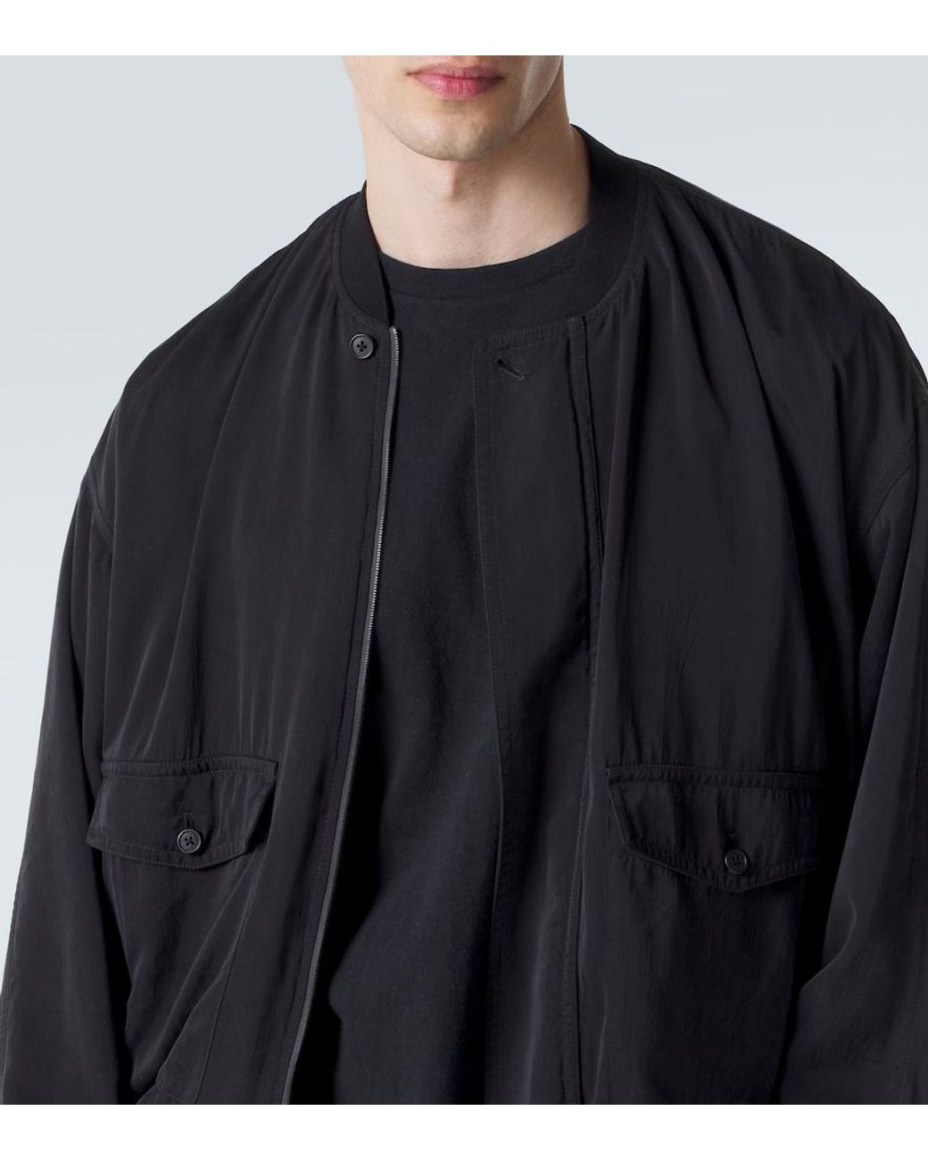 The Row Blue Uma Silk Jacket for men