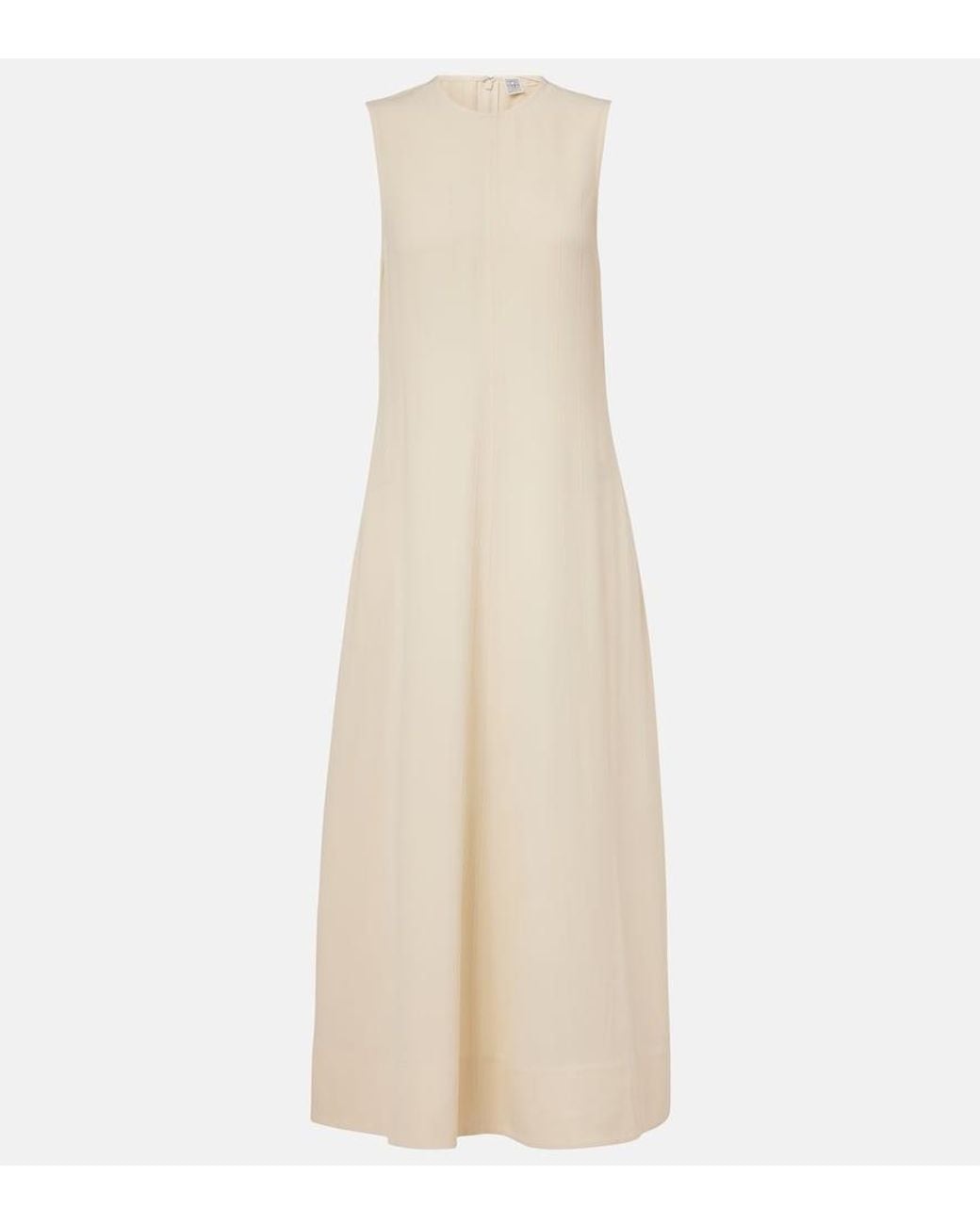 Totême Natural Striped Maxi Dress