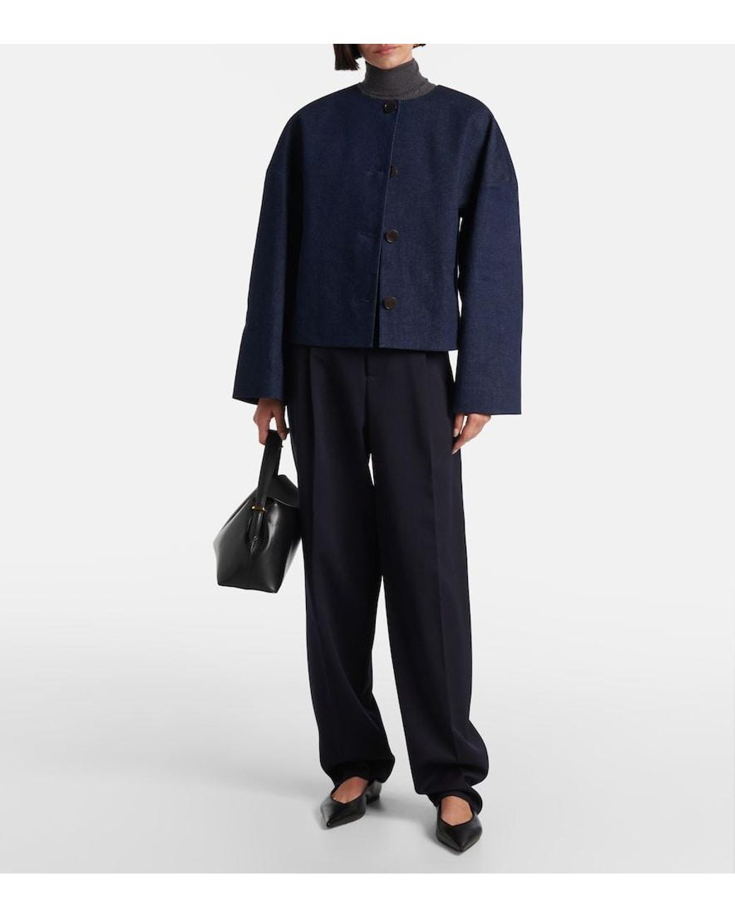 FFORME Blue Cropped Jeansjacke Dev
