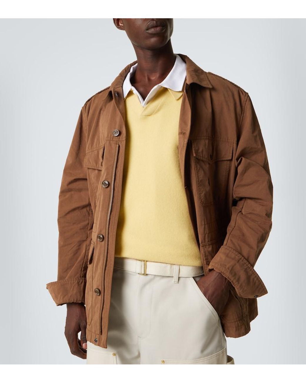 Moncler Brown Amnicon Field Jacket for men