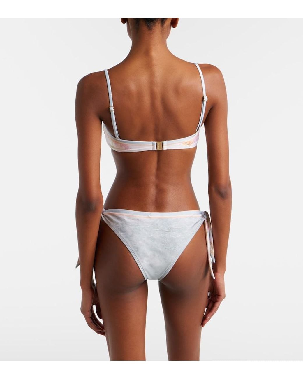Zimmermann White Como Printed Swimsuit