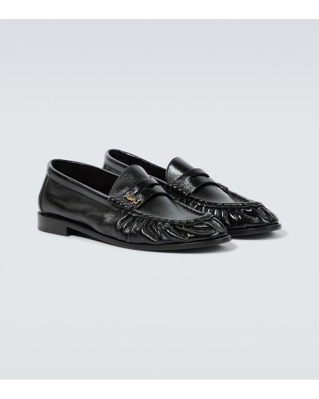 Saint Laurent Black Le Loafer Penny Slippers for men