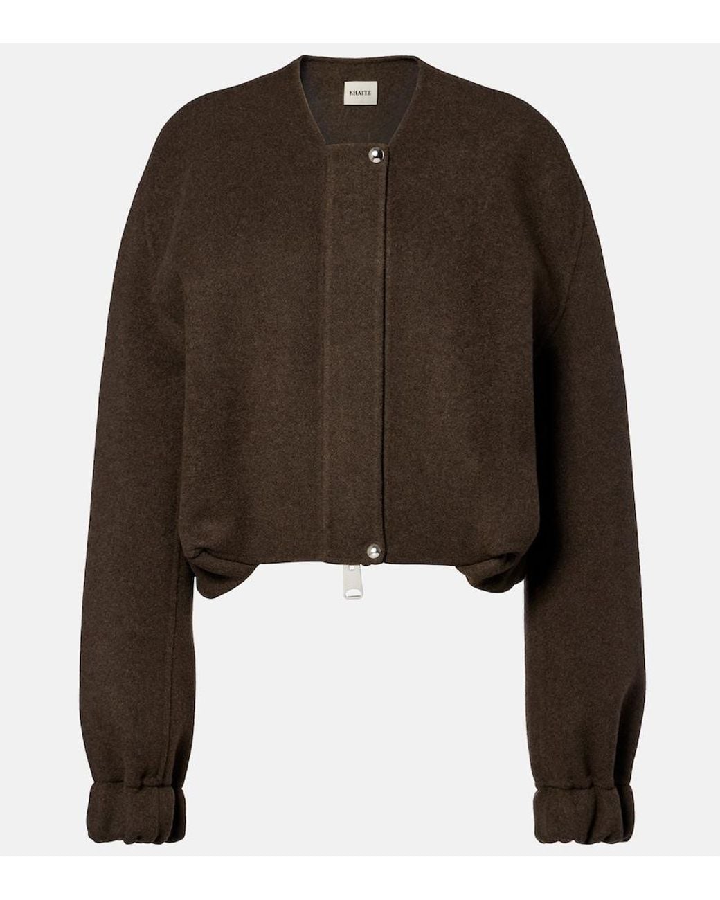 Khaite Brown Cordan Wool Jacket