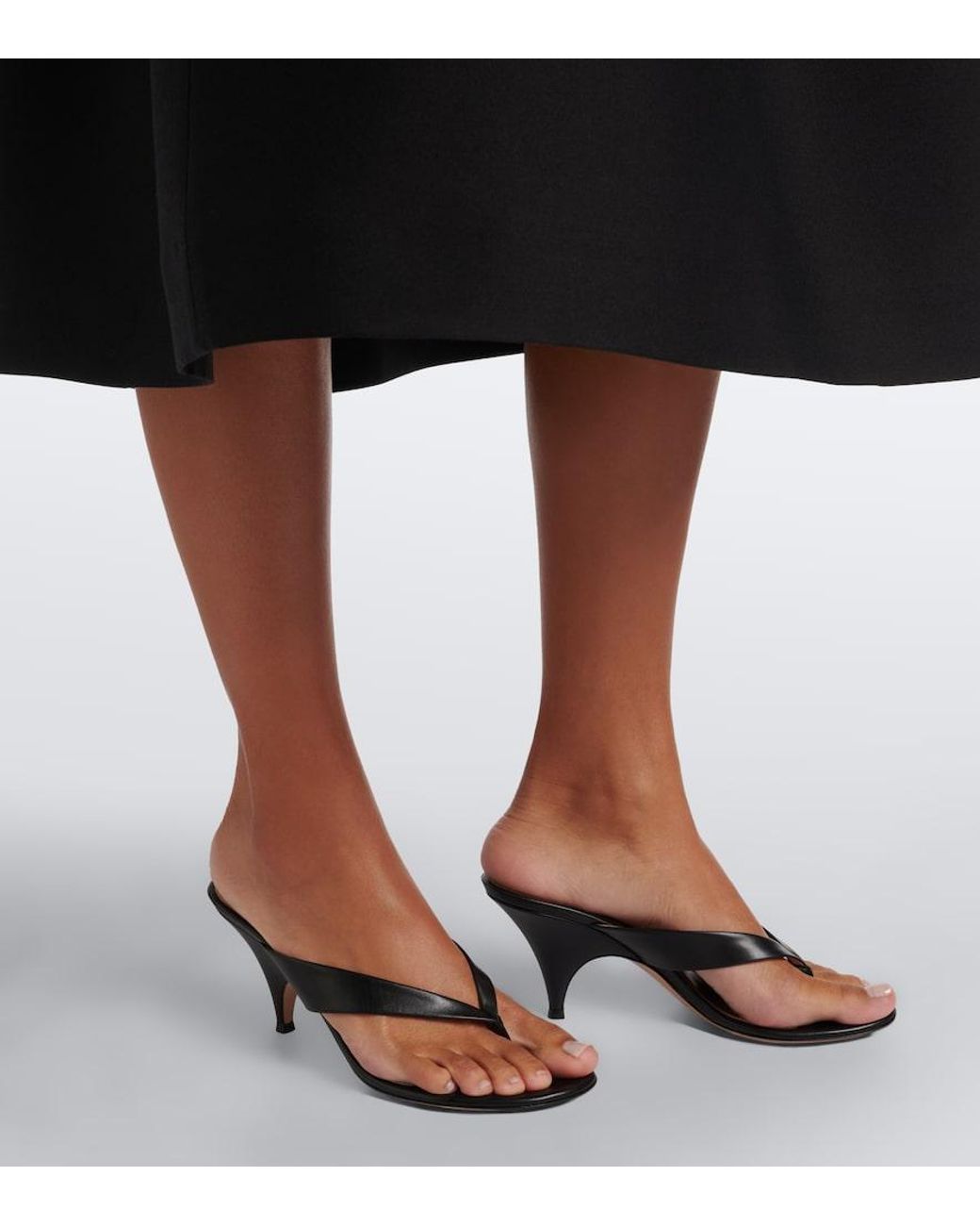 Gianvito Rossi Black Sandalen Sofia Aus Leder