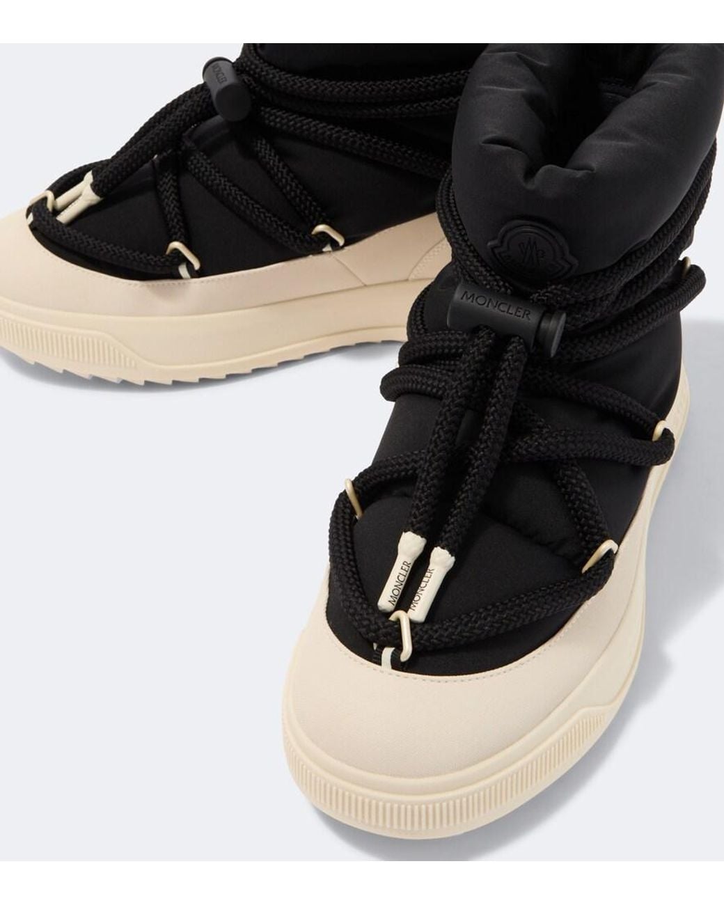 Moncler Black Altive Mid Snow Boots for men