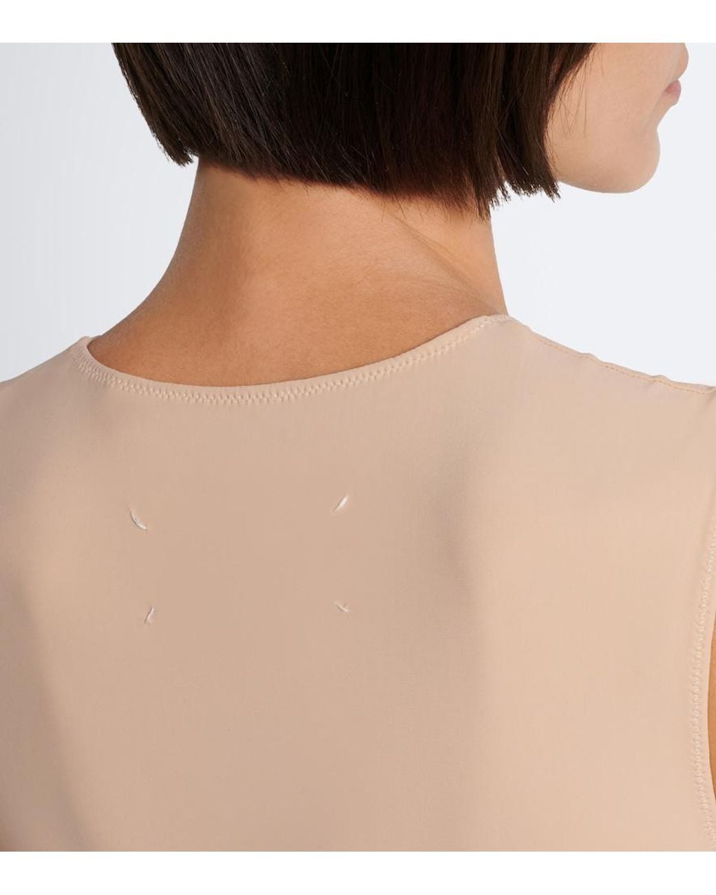 Maison Margiela Natural Jersey Bodysuit