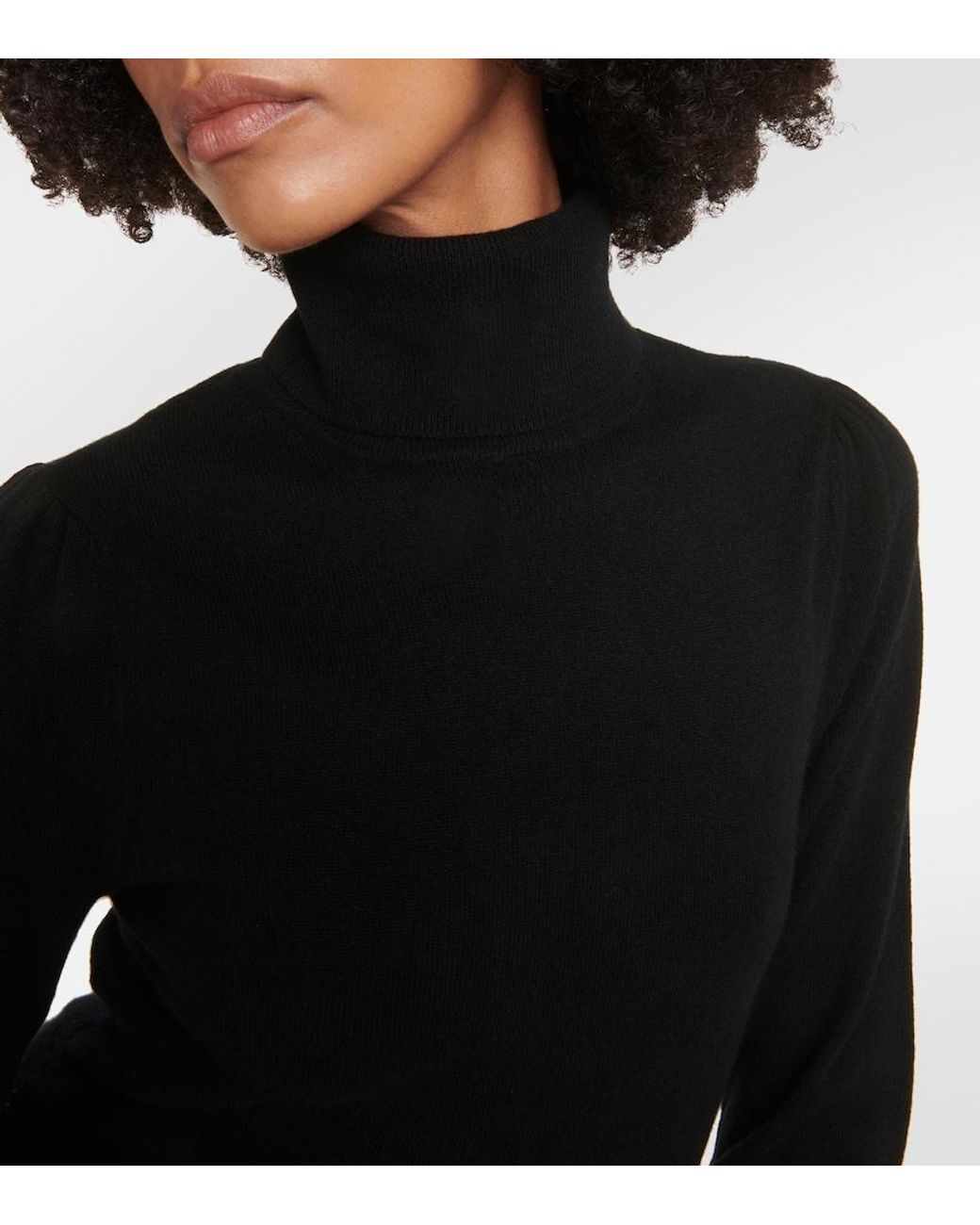 Jardin Des Orangers Black Wool And Cashmere Minidress