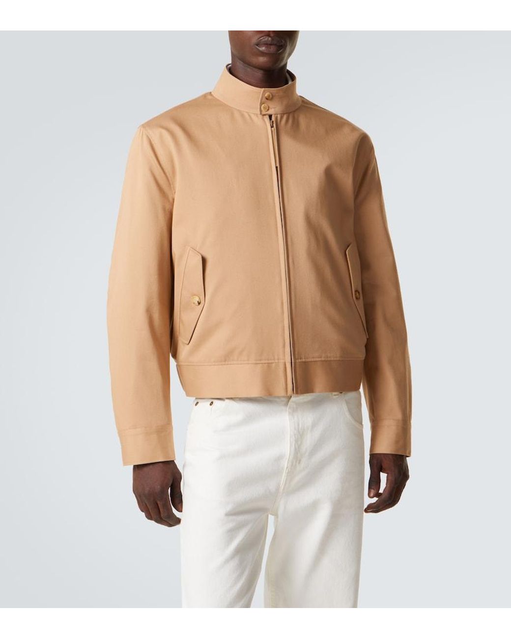 Gabriela Hearst Natural Cotton Blouson Jacket for men
