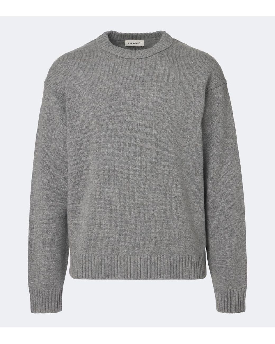 FRAME Gray Cashmere Sweater for men