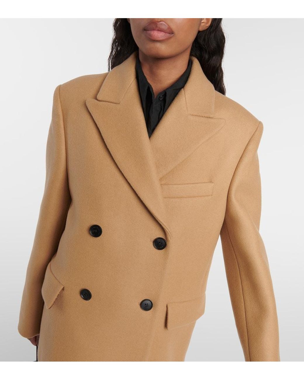 Nili Lotan Natural Vianney Virgin Wool Peacot