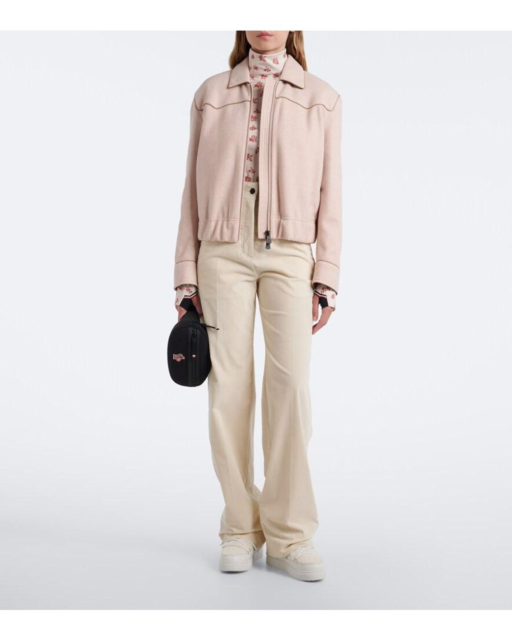 Moncler Pink Blouson Jacket