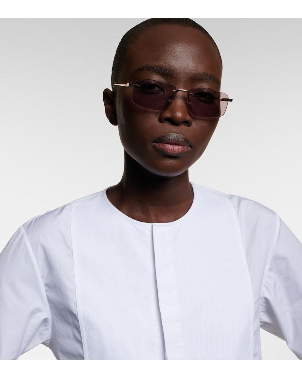 Dior Pink Cdior S4U Rectangular Sunglasses