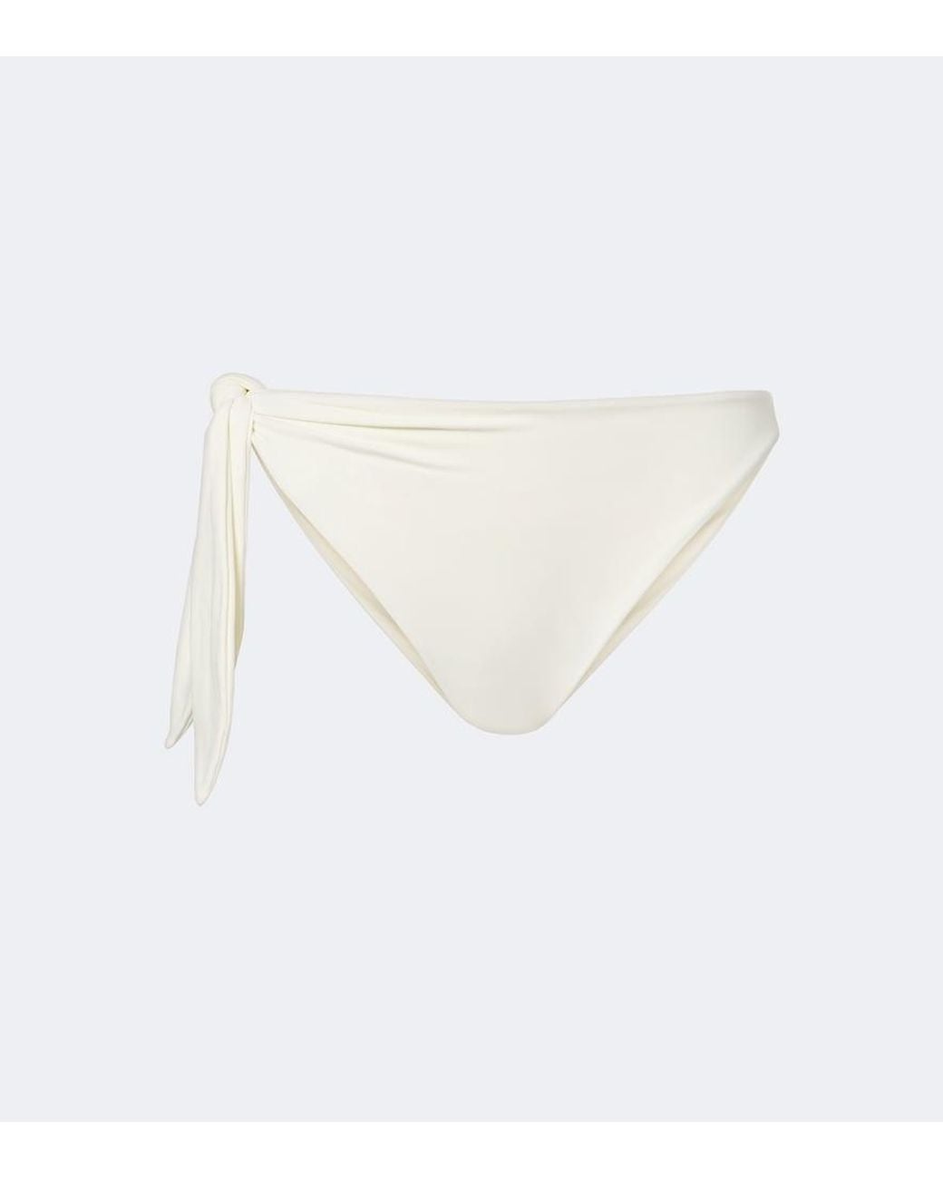 Magda Butrym White Jersey Bikini Bottoms