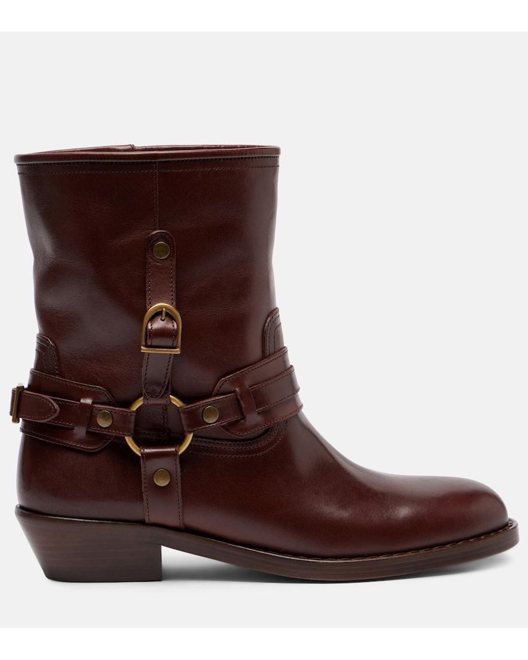 Isabel Marant Brown Ildred 35 Leather Ankle Boots