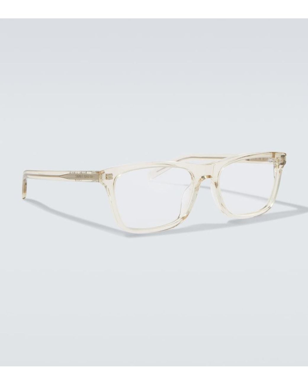 Saint Laurent Eckige Brille Sl 841 in Metallic für Herren