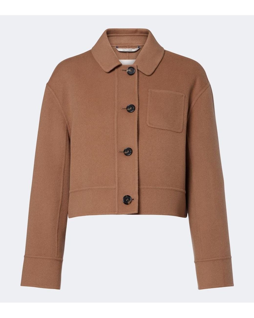 Max Mara Brown Virgin Wool Jacket