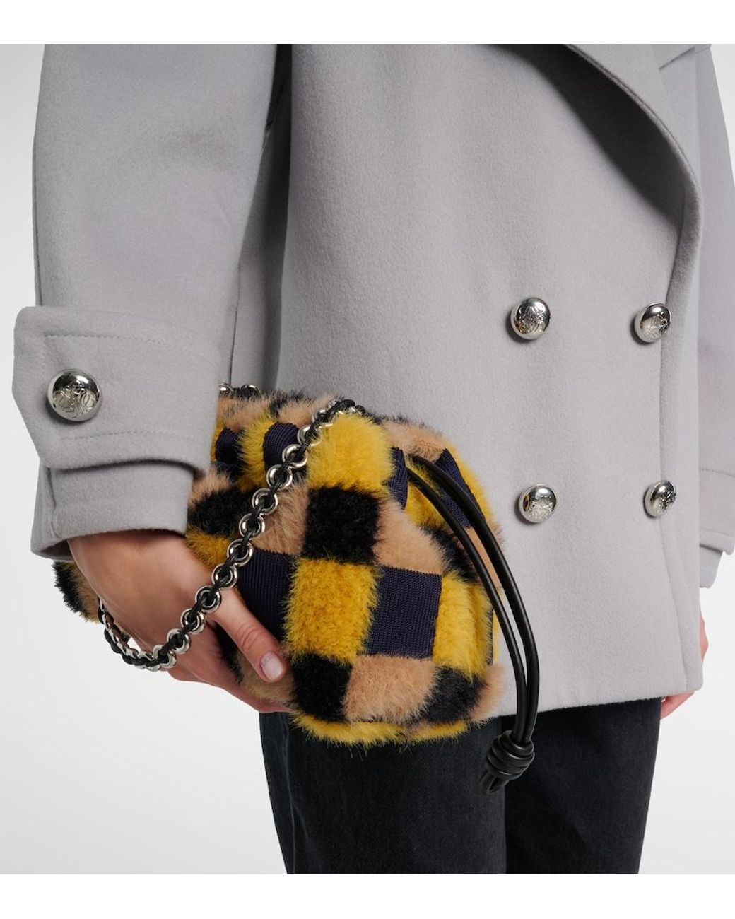 Loewe Multicolor X Louis Wain Flamenco Medium Clutch