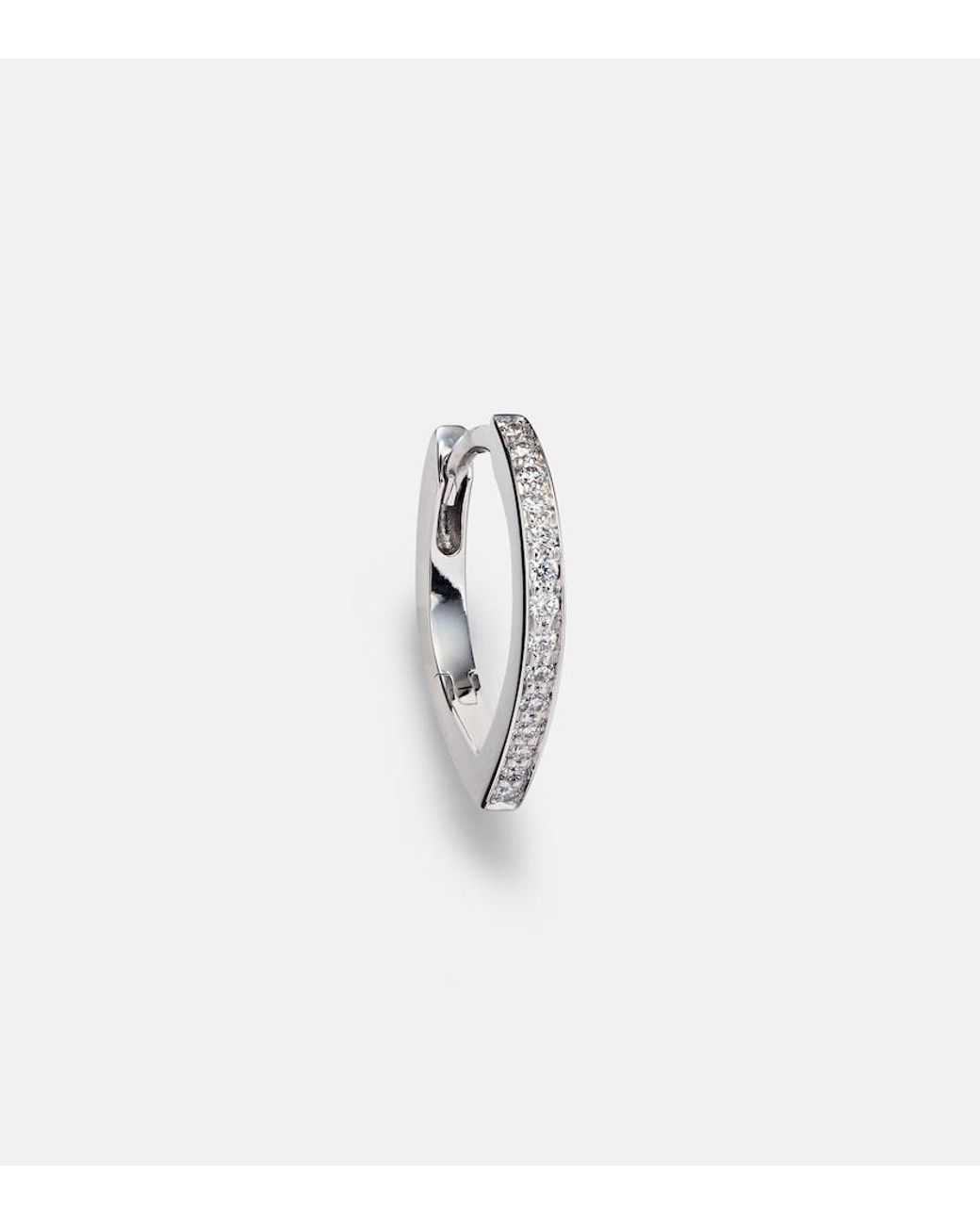 Repossi White Antifer 18Kt Earring With Diamonds