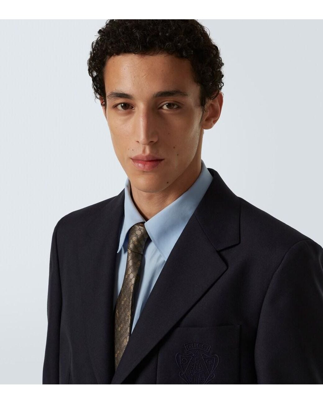 Gucci Natural Gg Silk Jacquard Tie for men