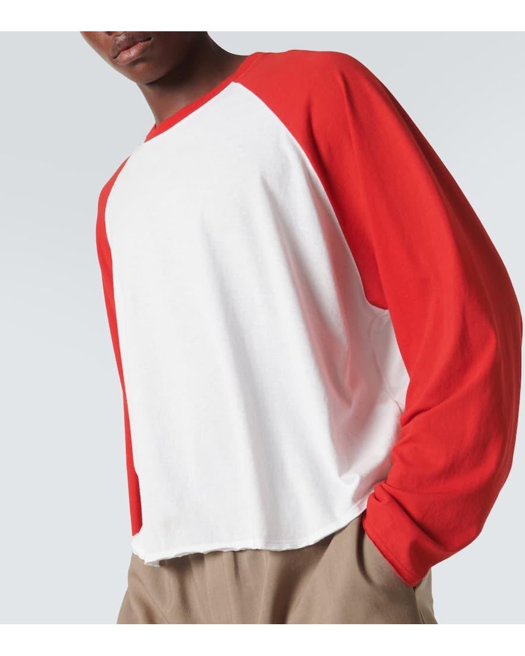 The Row Jameson Cotton Jersey T-Shirt in Red for Men | Lyst