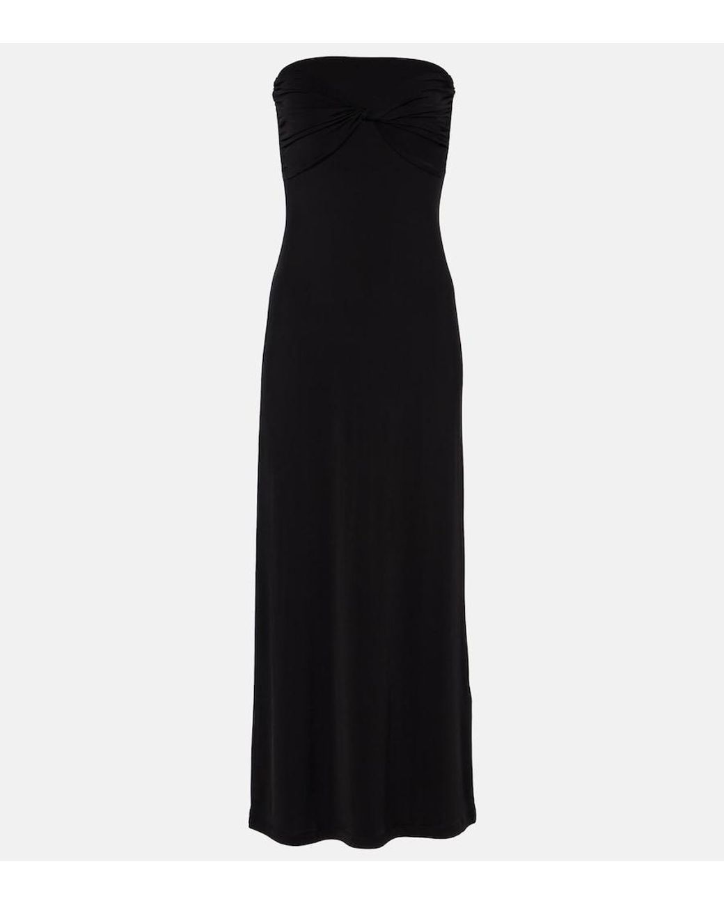 TOVE Black Cate Strapless Maxi Dress