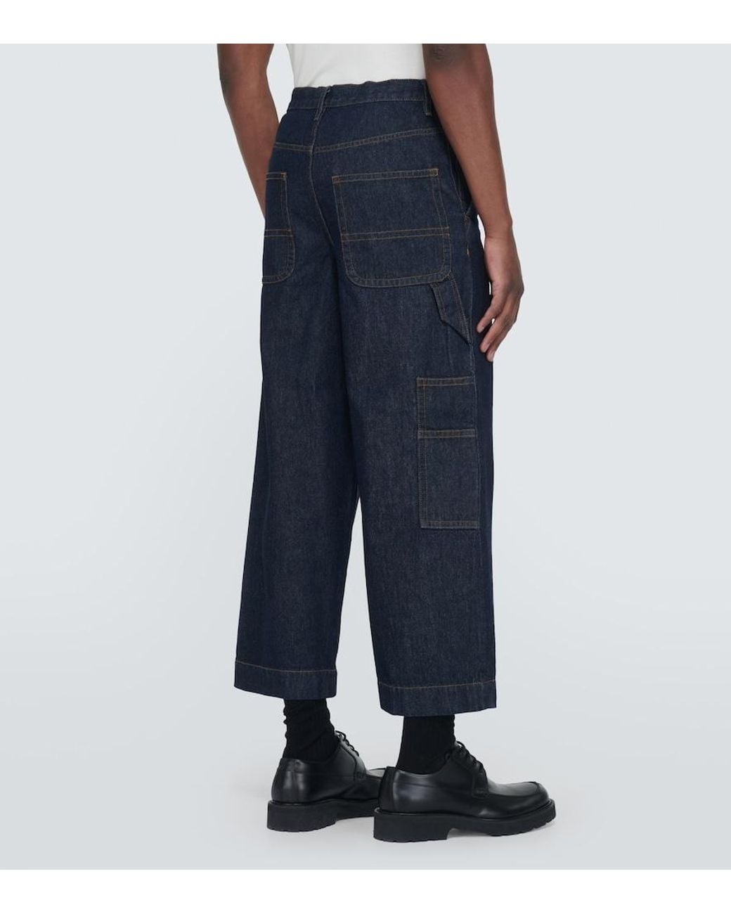 Jeans Rectos Dries Van Noten de hombre de color Blue
