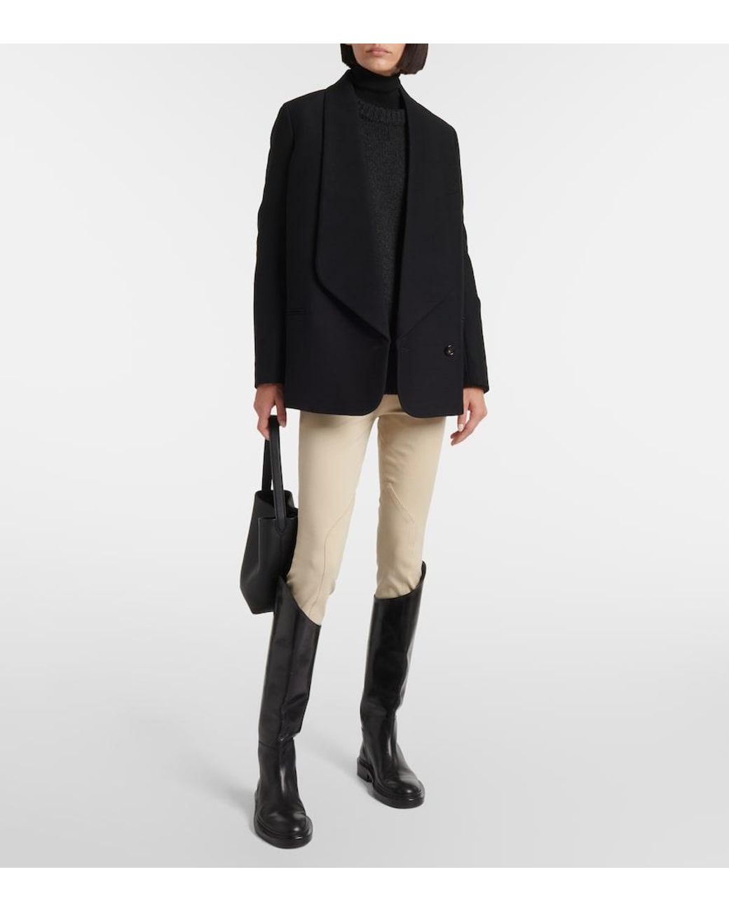 Loro Piana Natural Doris Cotton-Blend Twill Slim Pants