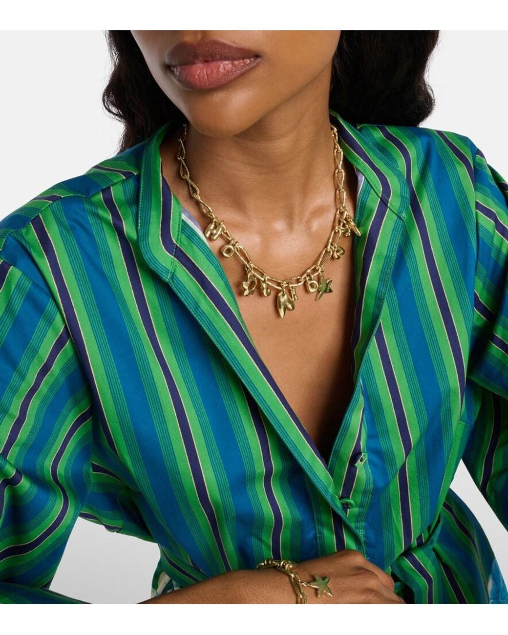 ALÉMAIS Metallic Calypso Charm Necklace