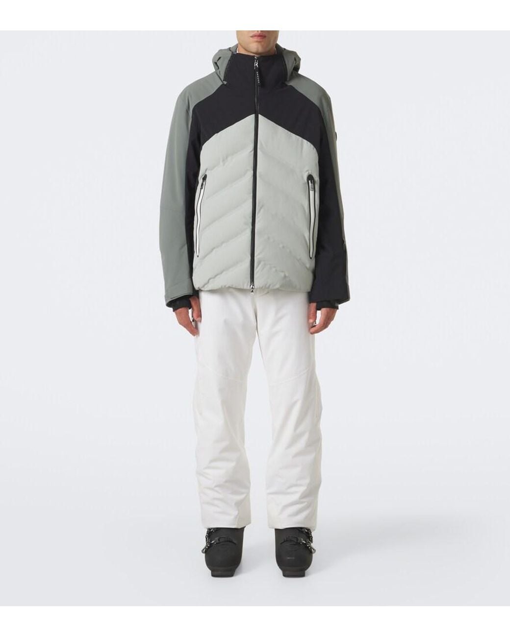 Bogner White Tim Belted Ski Pants for men