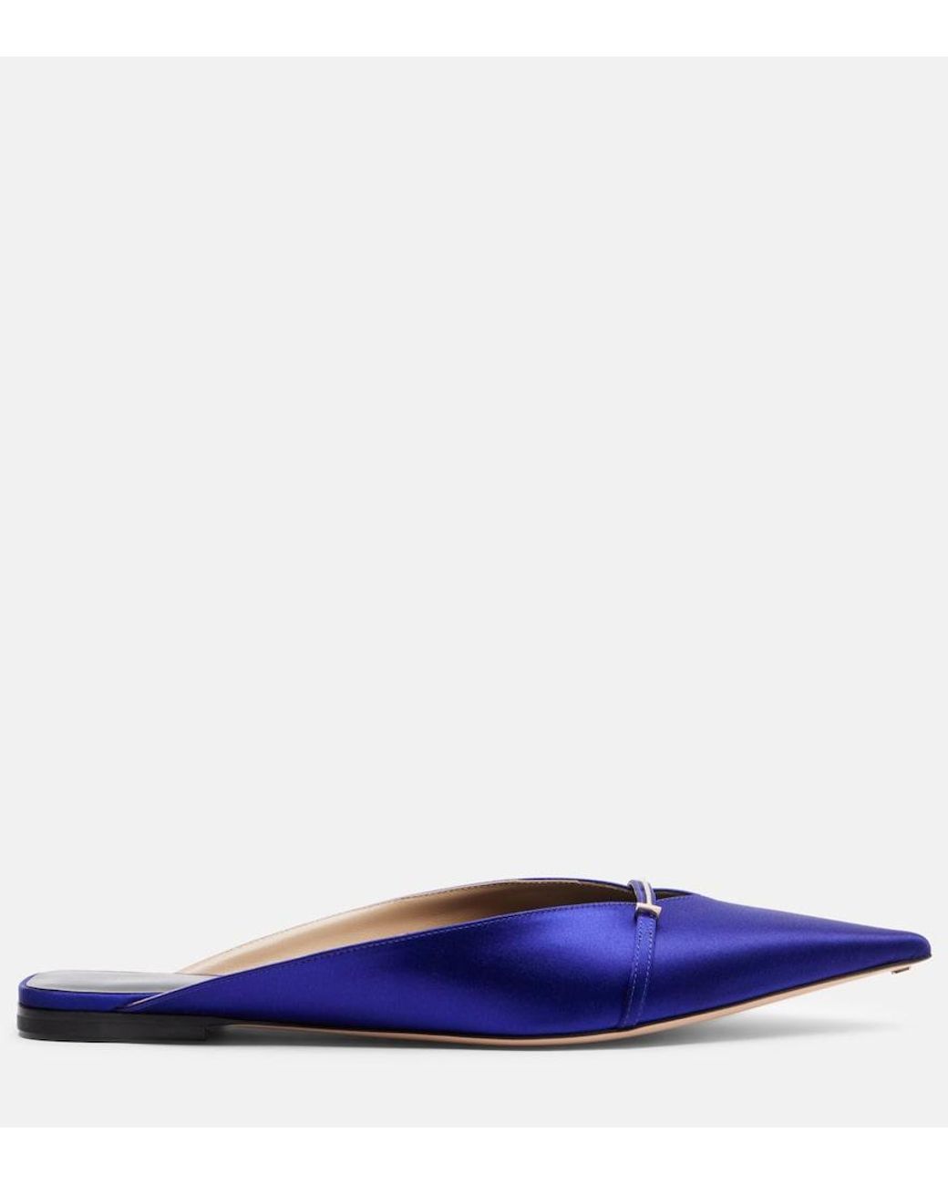 Tom Ford Blue Julianne Satin Mules