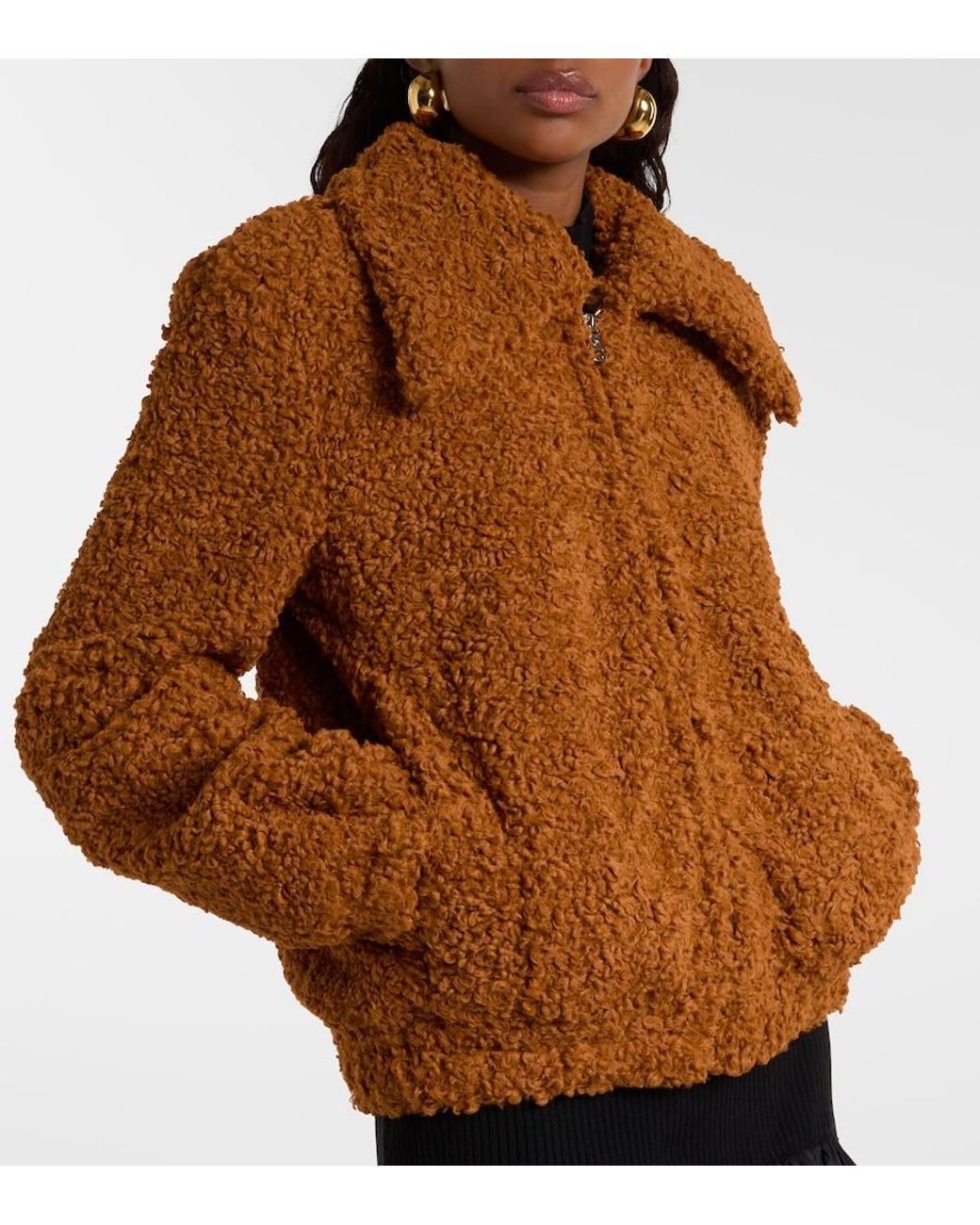 Patou Brown Bomber Jacket