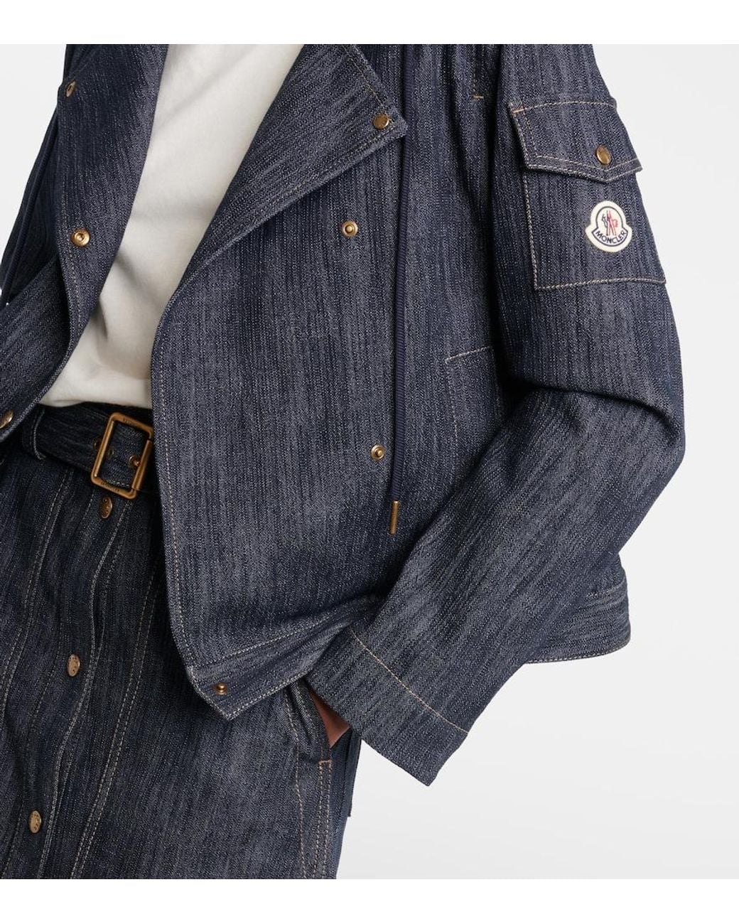 Moncler Blue Denim Jackets
