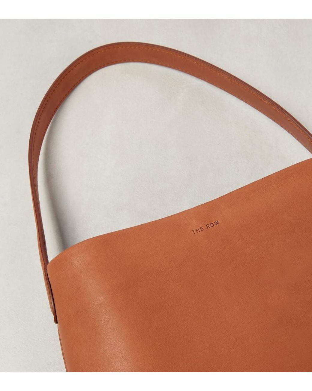 The Row Brown Tote Bag Park N/S Small Aus Leder