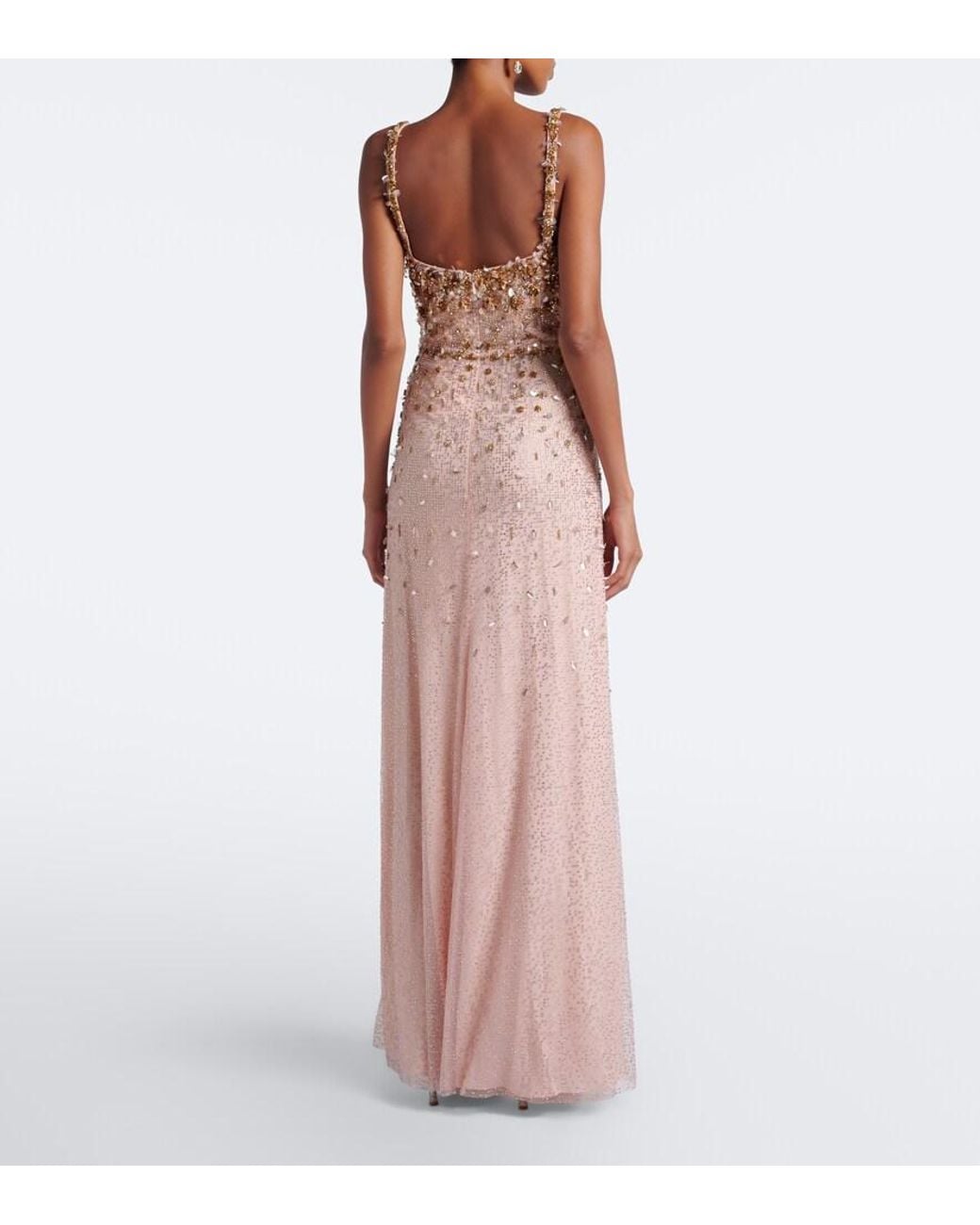 Jenny Packham Pink Solstice Embellished Gown