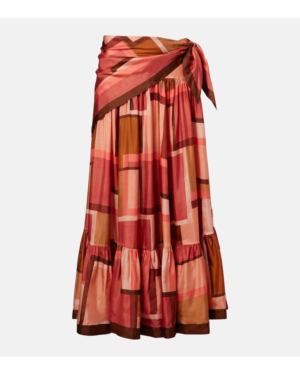 Gonna Lunga Como di Zimmermann in Red