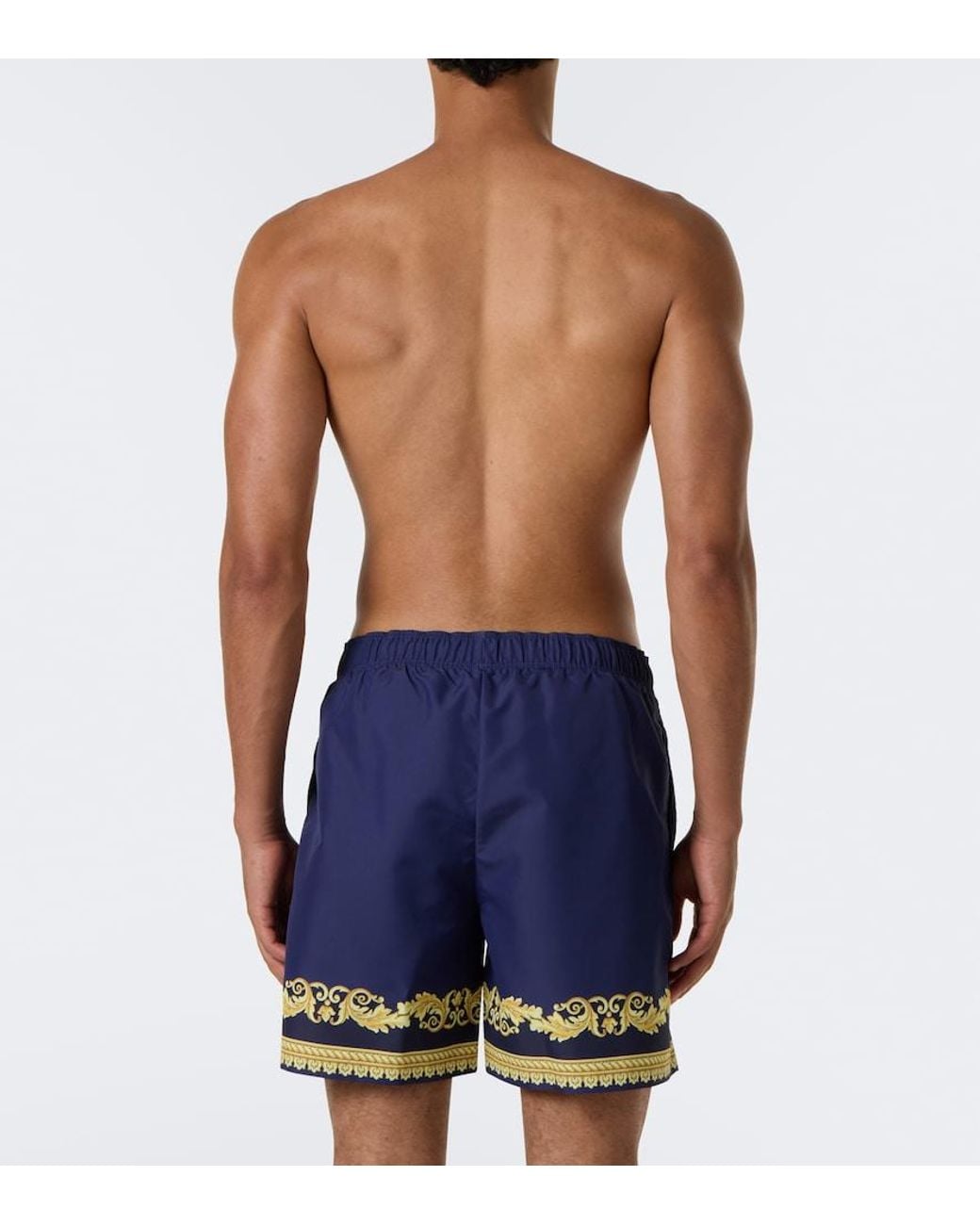 Banador Barocco Versace de hombre de color Blue