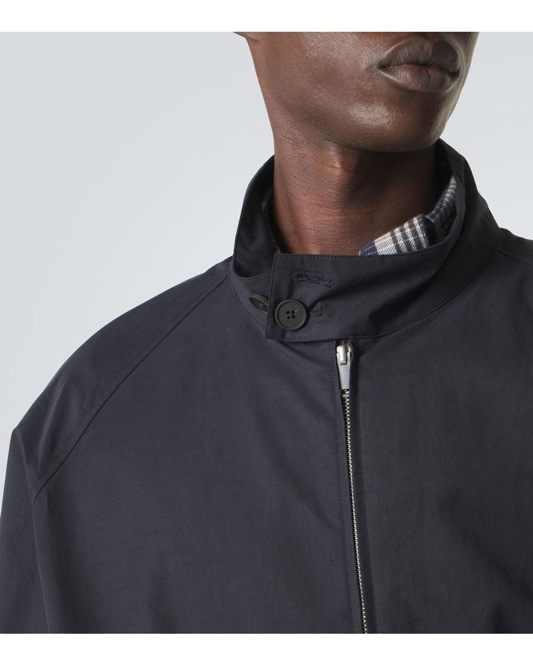 Studio Nicholson Blue Over Cotton-Blend Bomber Jacket for men