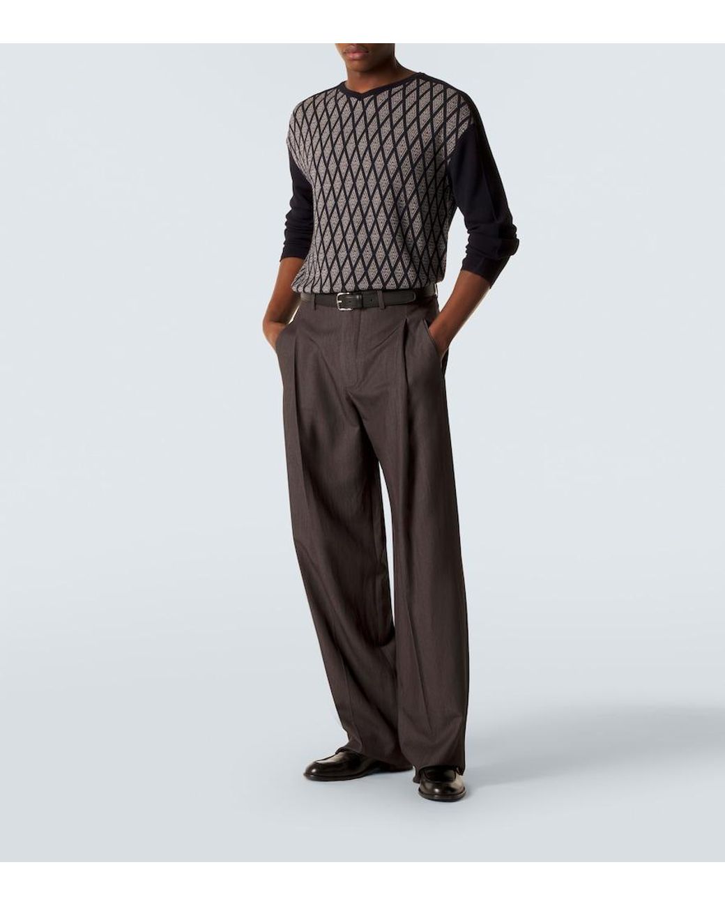 Pullover di Giorgio Armani in Blue da Uomo